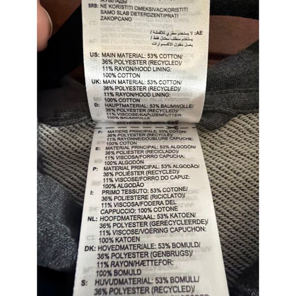 Adidas Women's Grey & Pink Full-Zip Logo Hoodie Size Extra Small XS New - Picture 5 of 5